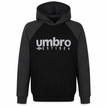 Umbro Men's Black Small Pullover Hoodie Sports Fleece