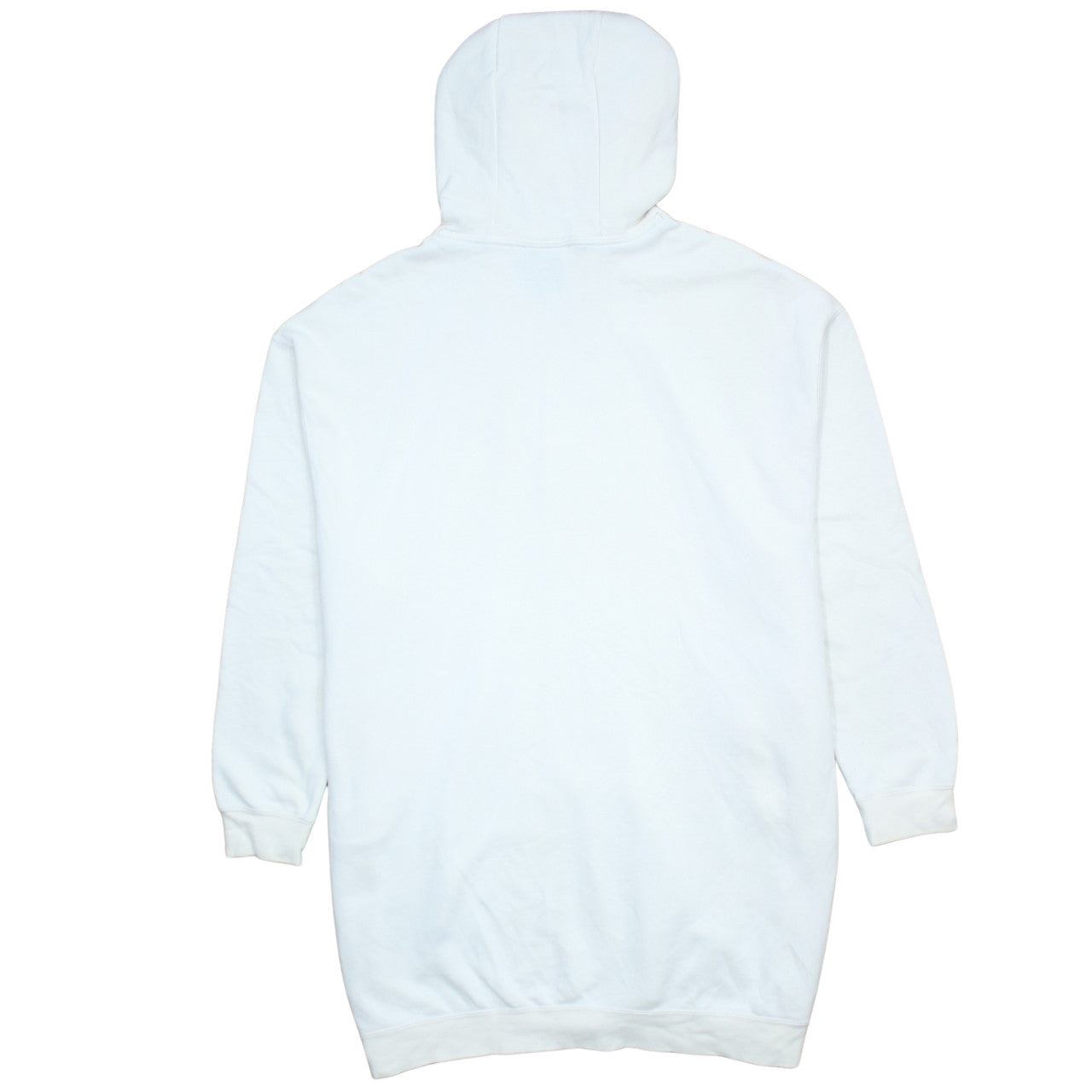 Nike Women’s White Pullover Hoodie Medium – Hooded Sweatshirt with Metallic Logo