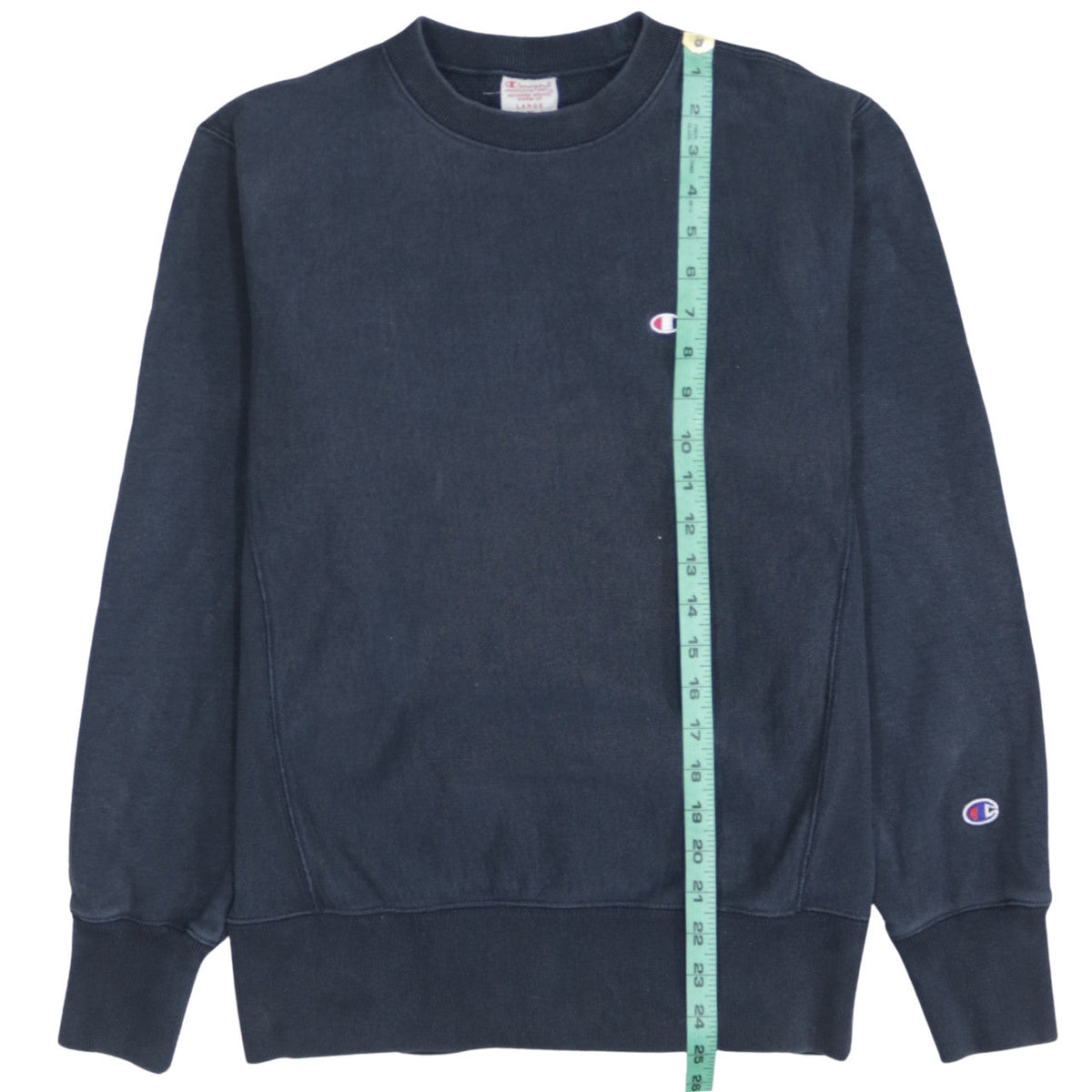 Champion Men’s Blue Crew Neck Pullover Sweatshirt Size L