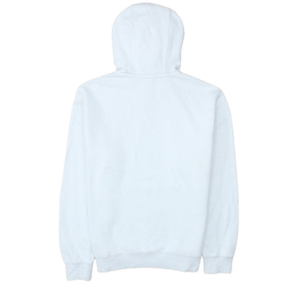 Nike Women White Medium Pullover Hoodie Cotton Blend
