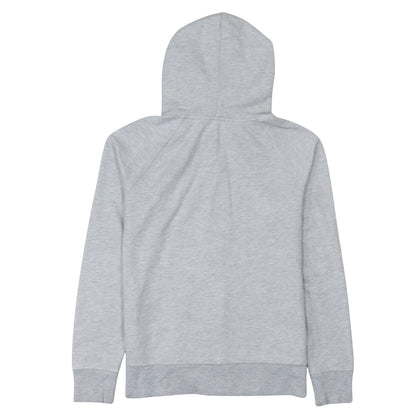 GAP Women Grey Full Zip Hoodie Sweatshirt Size M Cotton Blend