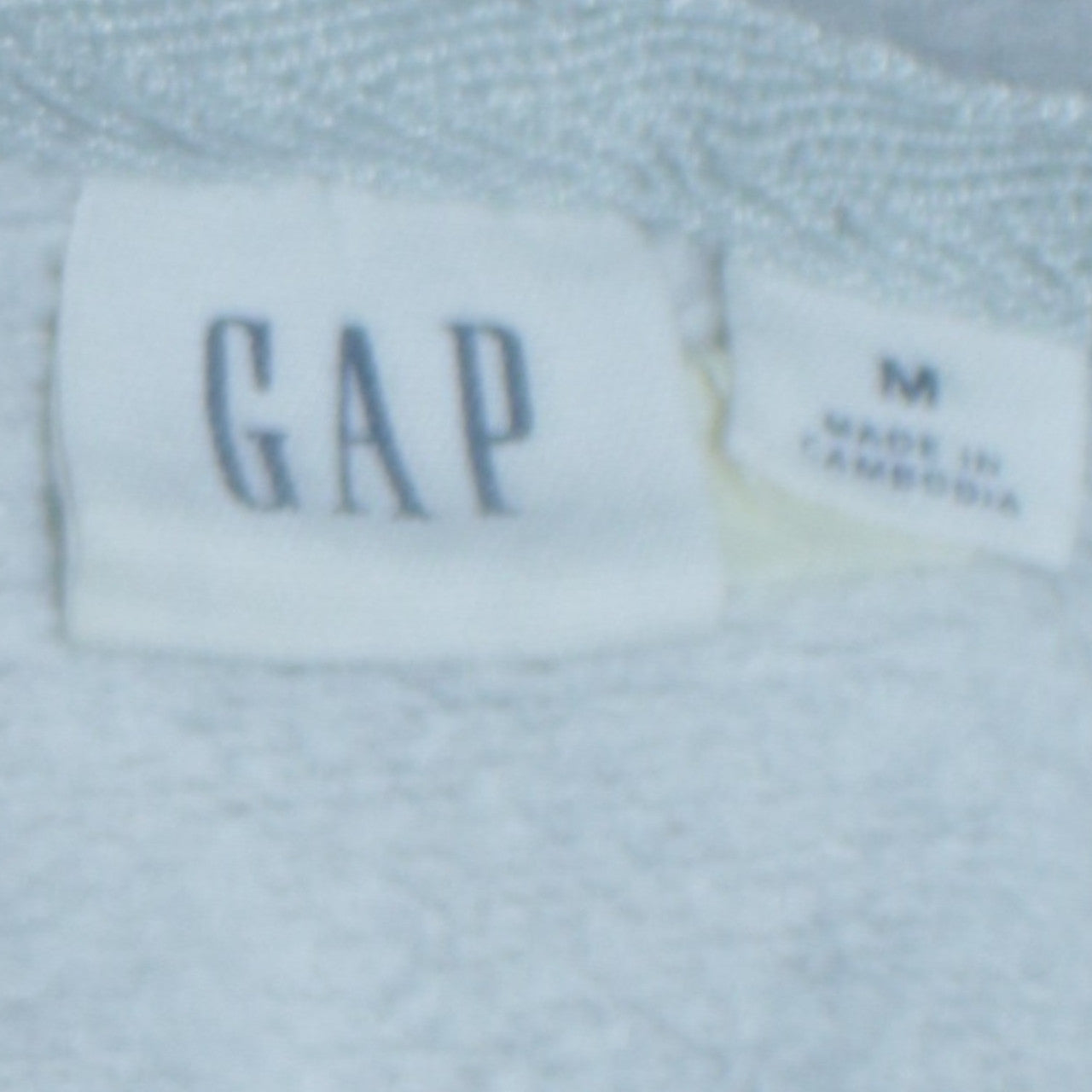 GAP Women Grey Full Zip Hoodie Sweatshirt Size M Cotton Blend