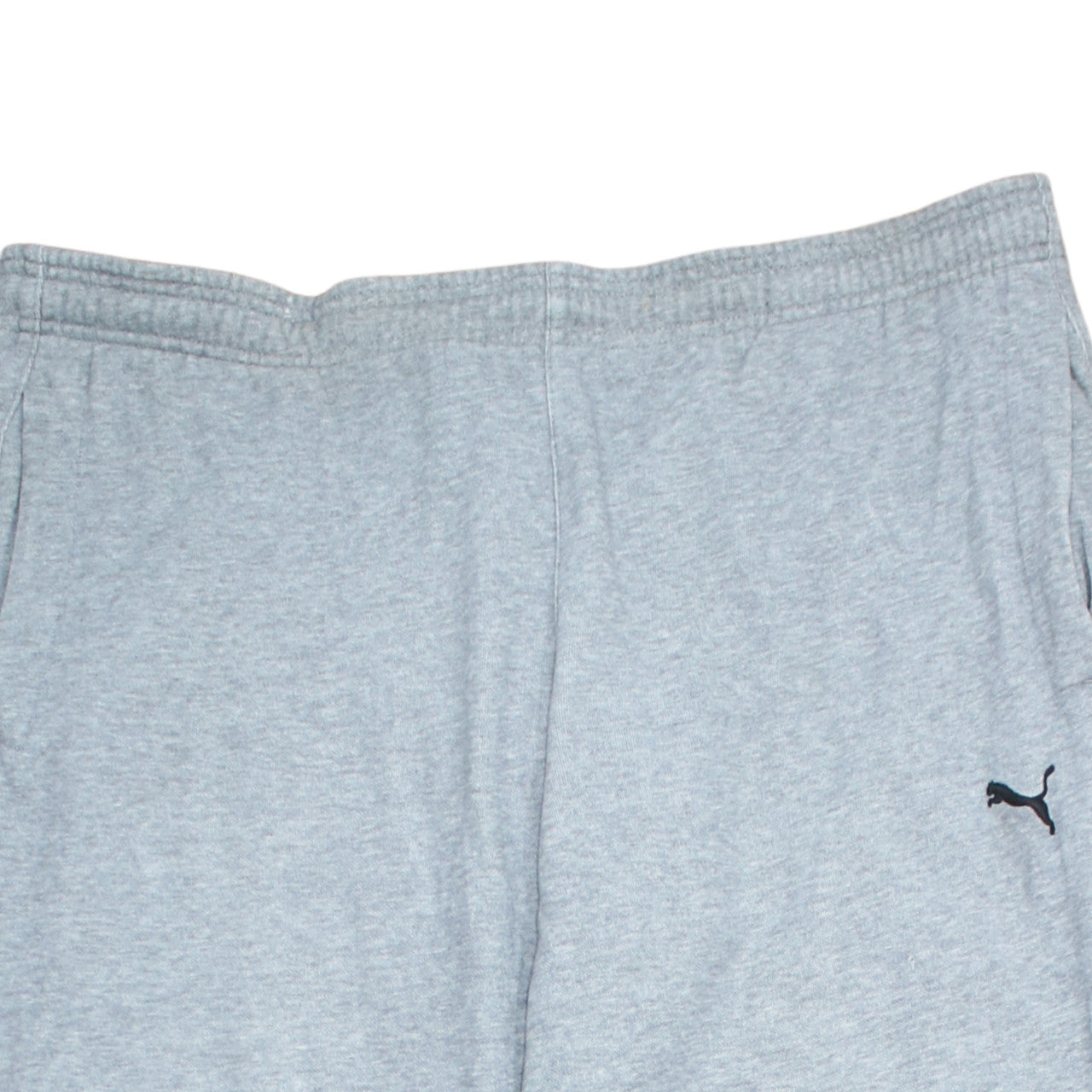 Puma Men's Grey L Sweatpants Joggers Elastic Waist Soft Cotton Blend