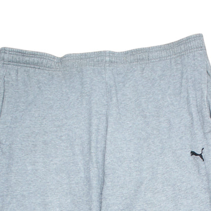 Puma Men's Grey L Sweatpants Joggers Elastic Waist Soft Cotton Blend