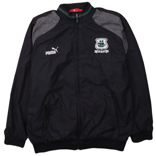 Puma Mens Black Bomber Jacket P.A.F.C. Size S Zip Up Sportswear