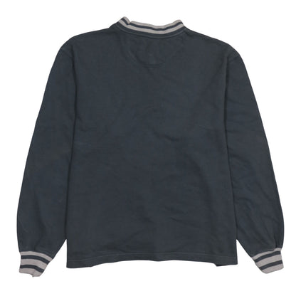 Schott NYC Men's Blue V-Neck Cotton Pullover Sweatshirt M