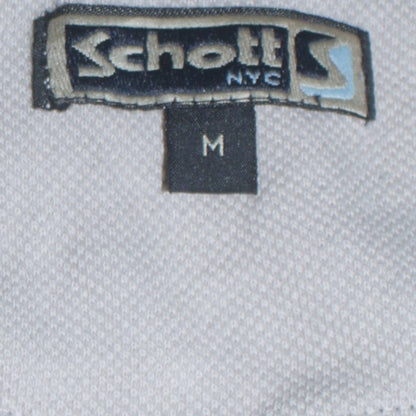 Schott NYC Men's Blue V-Neck Cotton Pullover Sweatshirt M