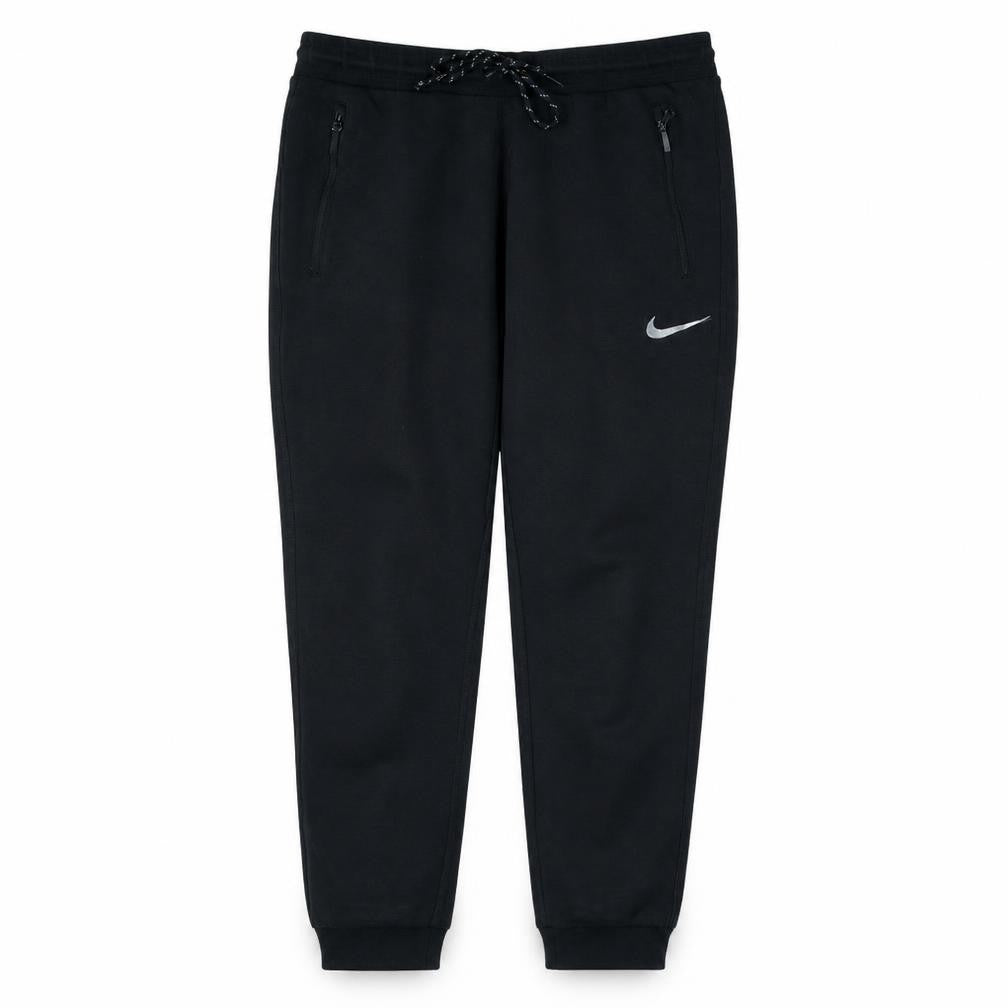 Nike Men Black Fleece Jogger Trousers M Regular Fit Sportswear