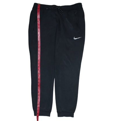 Nike Men Black Fleece Jogger Trousers M Regular Fit Sportswear