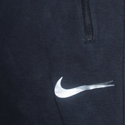 Nike Men Black Fleece Jogger Trousers M Regular Fit Sportswear