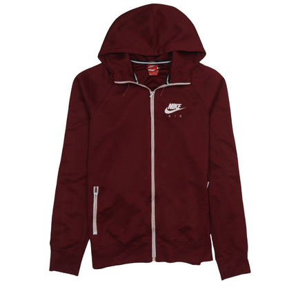 Nike Air Men's Red Full Zip Hoodie Size M Sportswear