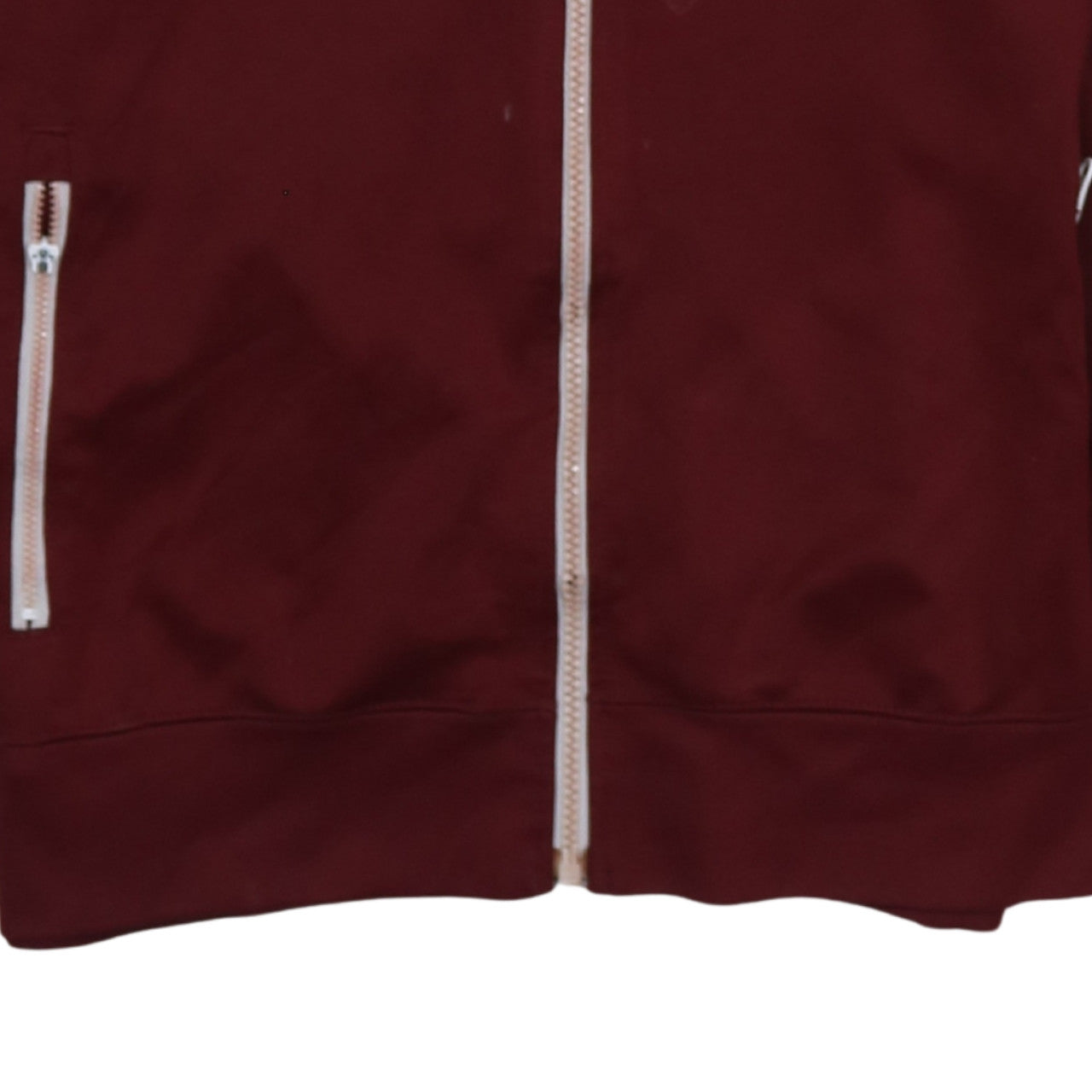 Nike Air Men's Red Full Zip Hoodie Size M Sportswear