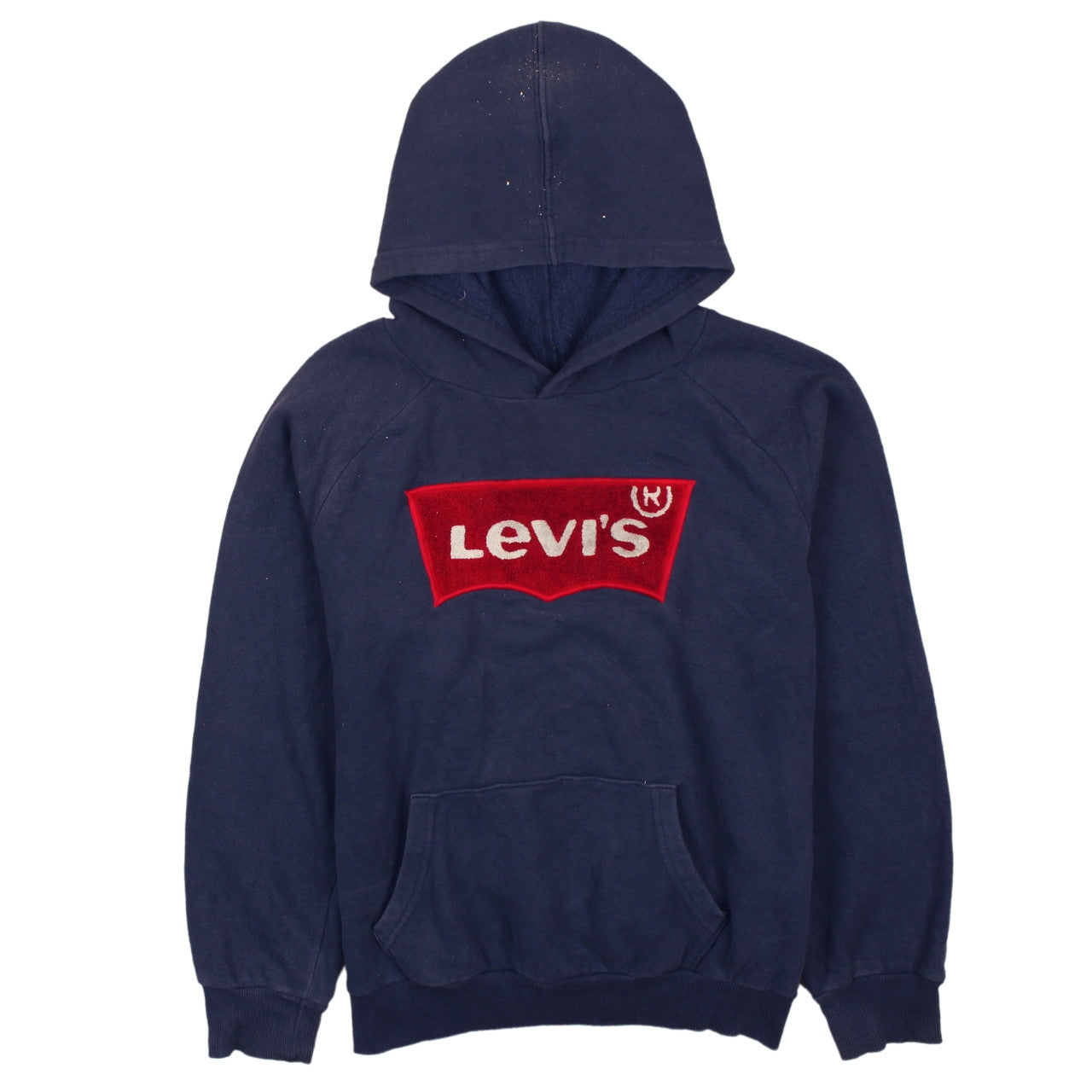 Levi's Boys Blue Pullover Hoodie 12-13 Years Logo Fleece Sweatshirt