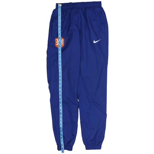 Nike Men Blue Track Pants Small Elastic Waist Lightweight Dri-Fit