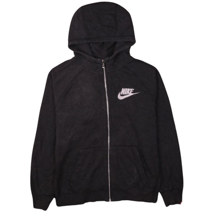 Nike Women's Black Full Zip Hoodie XL Relaxed Fit