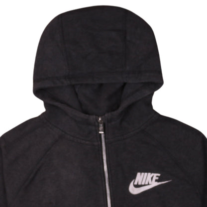 Nike Women's Black Full Zip Hoodie XL Relaxed Fit