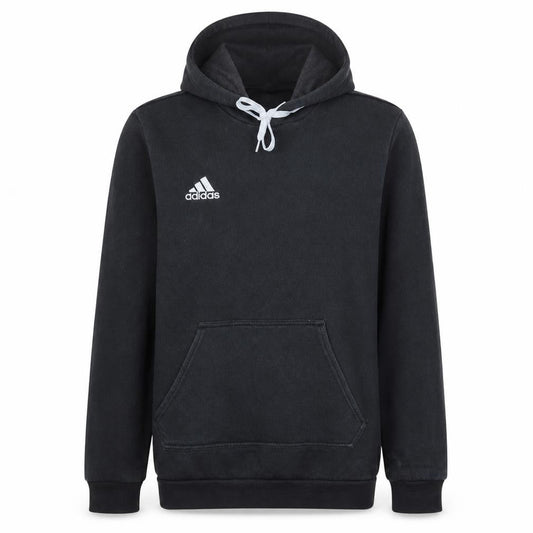 Adidas Men's Black Pullover Hoodie M Sports Fleece Sweatshirt