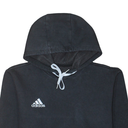 Adidas Men's Black Pullover Hoodie M Sports Fleece Sweatshirt