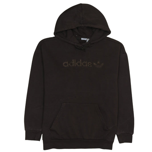 Adidas Womens Brown Pullover Hoodie Size 12 Hooded Sweatshirt