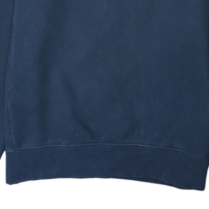 Diesel Men's Blue Embroidered Logo Sweatshirt Size S