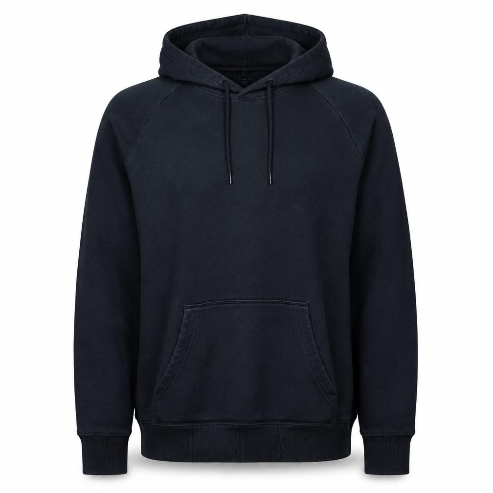 Front view of Nike SB Men's Black Pullover Hoodie, size S, Skateboarding Graphic
