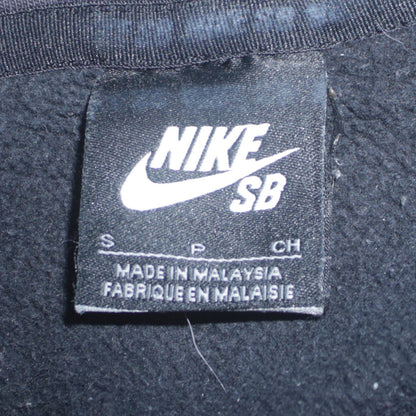 Nike SB Men's Black Pullover Hoodie Size S Skateboarding Graphic