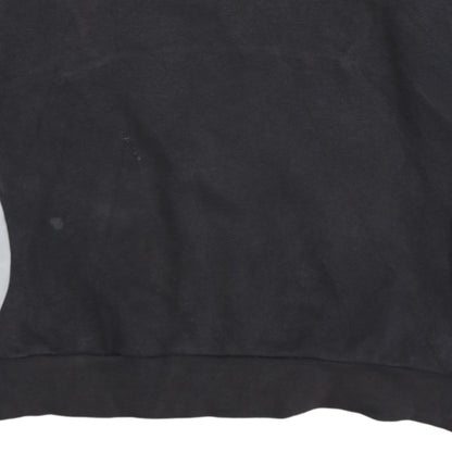 Adidas Mens Black Crew Neck Pullover Sweatshirt Size L