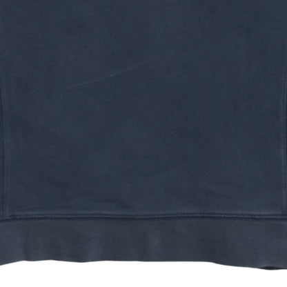 Adidas Womens Navy Blue Crew Neck Sweatshirt Size 10 UK Cotton Blend