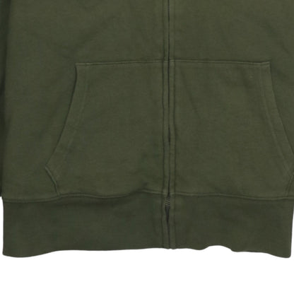 GAP Women Green Hooded Full Zip Sherpa Lined Hoodie XL