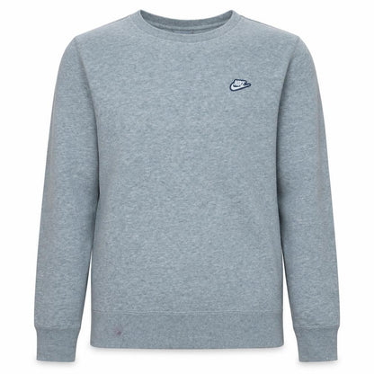 Nike Men's Grey Crew Neck Pullover Sweatshirt Size S