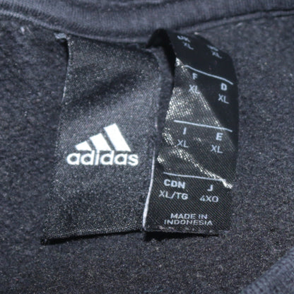 Adidas Men's Black XL Pullover Sweatshirt Crew Neck Fleece Sports Top