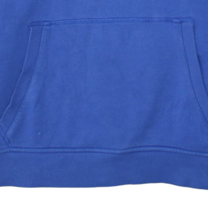 Canterbury Boys Blue Pullover Hoodie Age 14 Years Cotton Blend Logo Rugby Top