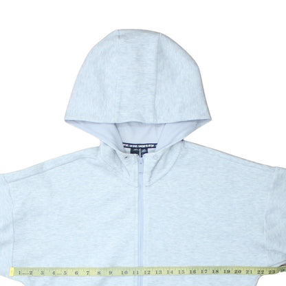 Adidas Women’s Grey Full Zip Hoodie Small Sportswear