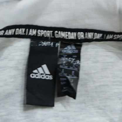 Adidas Women’s Grey Full Zip Hoodie Small Sportswear