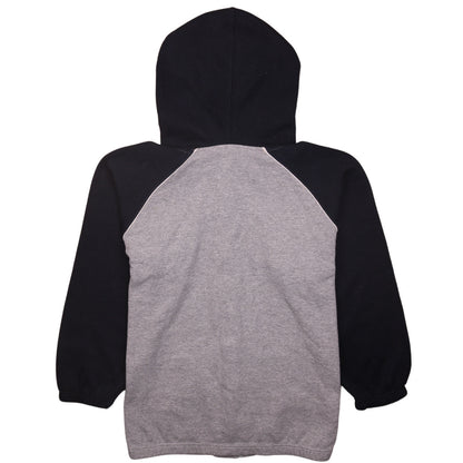 IZOD Women's Grey & Black Full Zip Hoodie Size XL (18) Cotton Blend