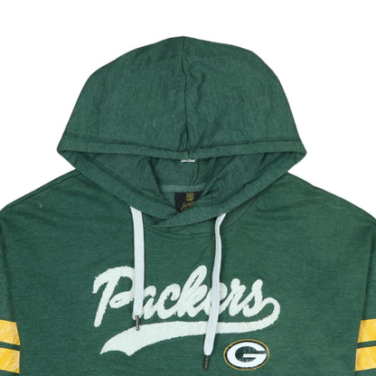 NFL Green Bay Packers Unisex Green Pullover Hoodie Size L