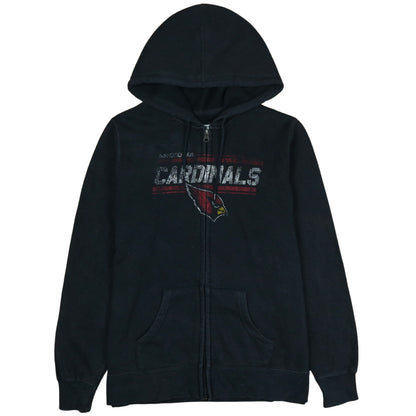 NFL Team Apparel Unisex Black Full Zip Hoodie L Fleece Sportswear