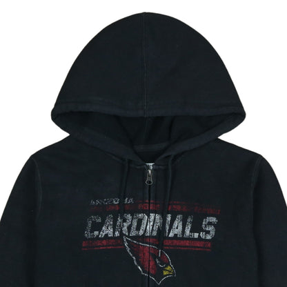NFL Team Apparel Unisex Black Full Zip Hoodie L Fleece Sportswear