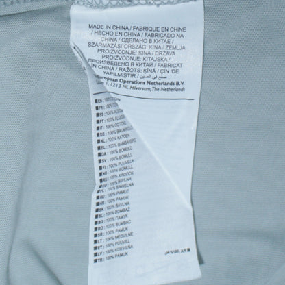 Nike Men's Grey Long Sleeve Graphic Logo Top XS