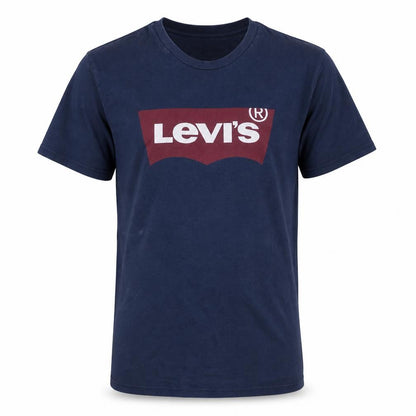 Levi's Men's Blue Graphic Logo Regular Fit Cotton T-Shirt Size S