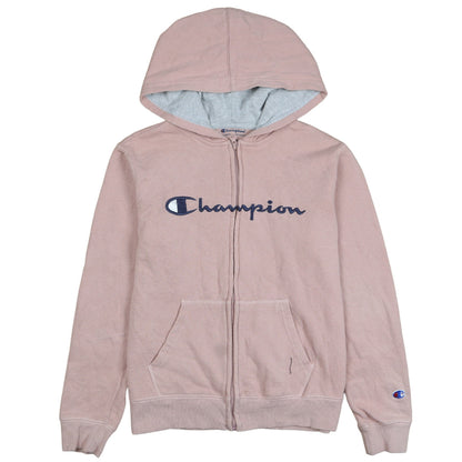 Champion Women Pink Full Zip Hoodie L Authentic Athleticwear