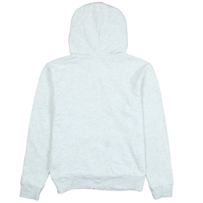 Champion Womens Grey Pullover Hoodie Large Embroidered Logo Sweatshirt