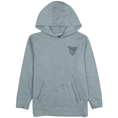 Vans Women’s Grey Pullover Hoodie Large Logo Design Casual