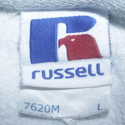 Russell Mens Grey Basketball Tournament Graphic Sweatshirt L