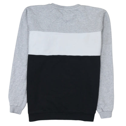 Fila Boys Grey Colourblock Crew Neck Sweatshirt 15-16 Years