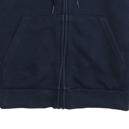Adidas Womens Navy Blue Full Zip Hoodie Size M 12-14