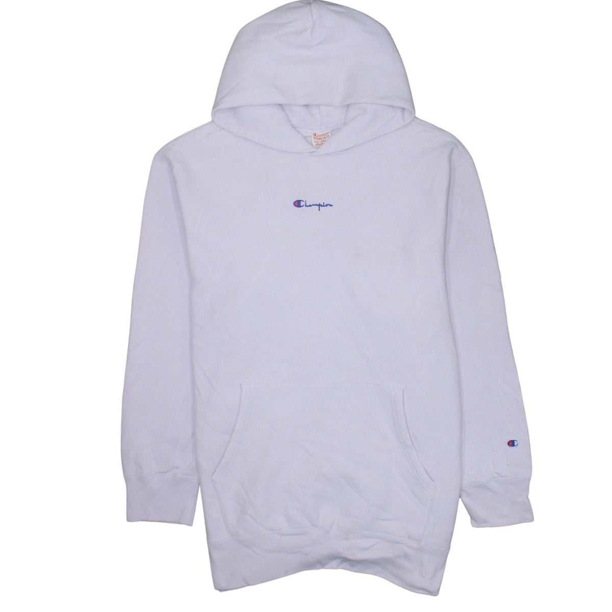 Additional front view of Champion women’s white 2xl reverse weave pullover hoodie sweatshirt