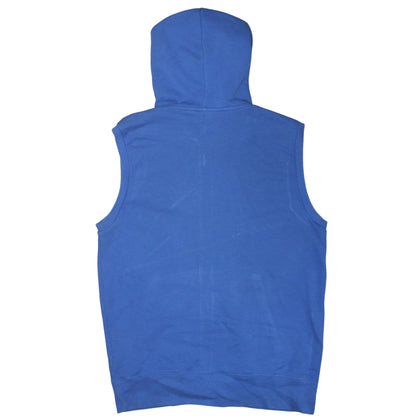 Nike Men's Blue Flight Sleeveless Full Zip Hoodie Vest M