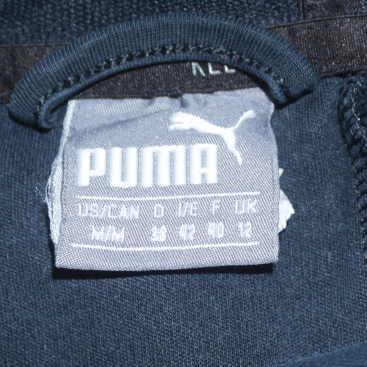 PUMA Womens Black Full Zip Hoodie UK 12 M Casual Sportswear