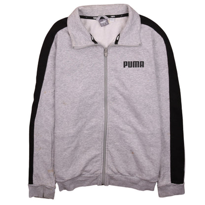 Puma Men's Grey 2XL Track Jacket Full Zip Lightweight Activewear
